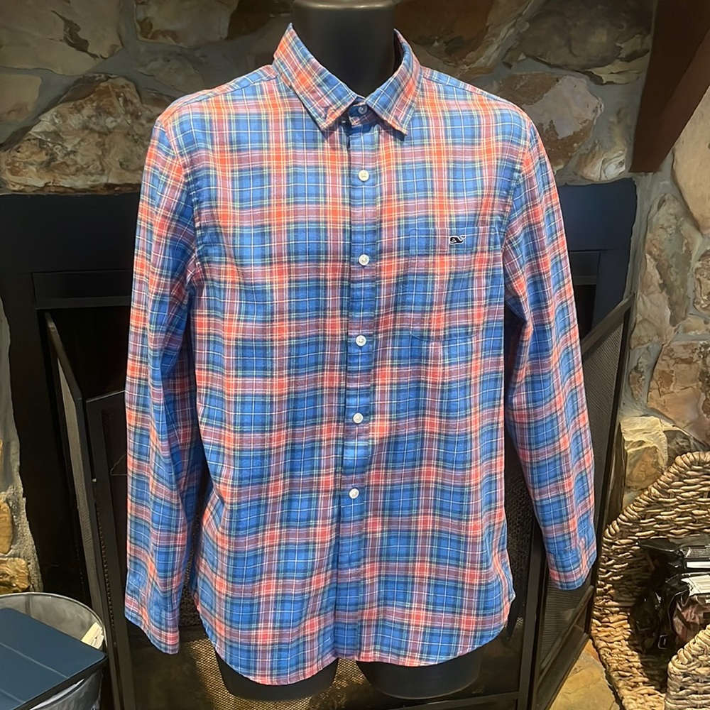 🔵🔵🔵Vineyard Vines Slim Tucker Shirt